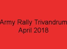 Army Rally Trivandrum application