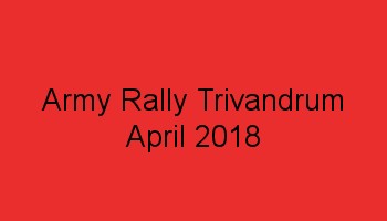 Army Rally Trivandrum application