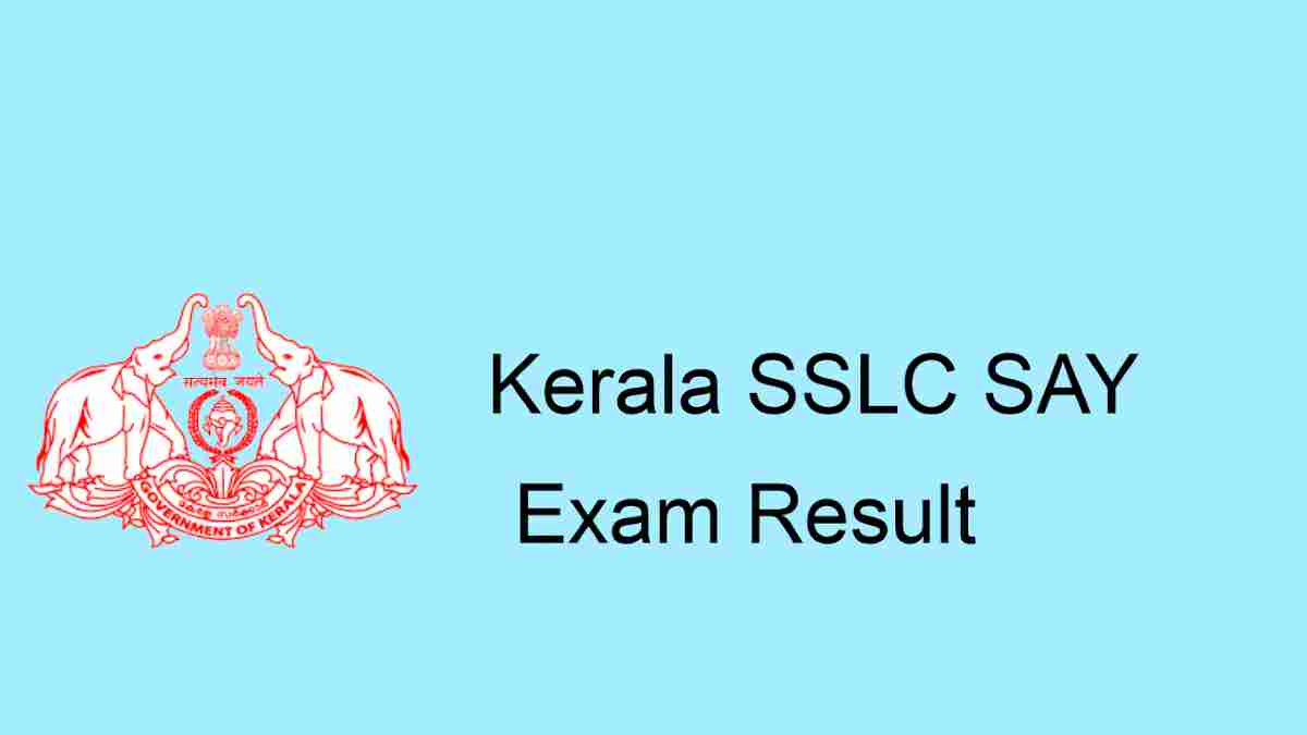 SSLC SAY Examination Result 2020