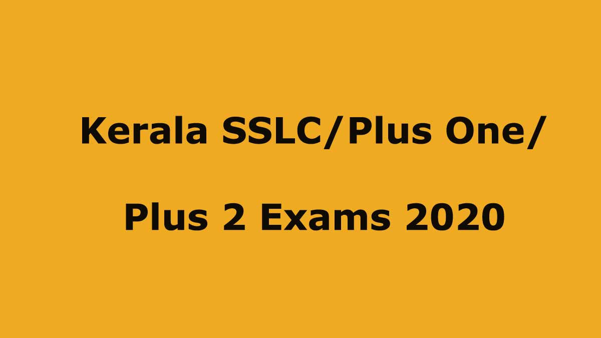 SSLC New Dates 2020