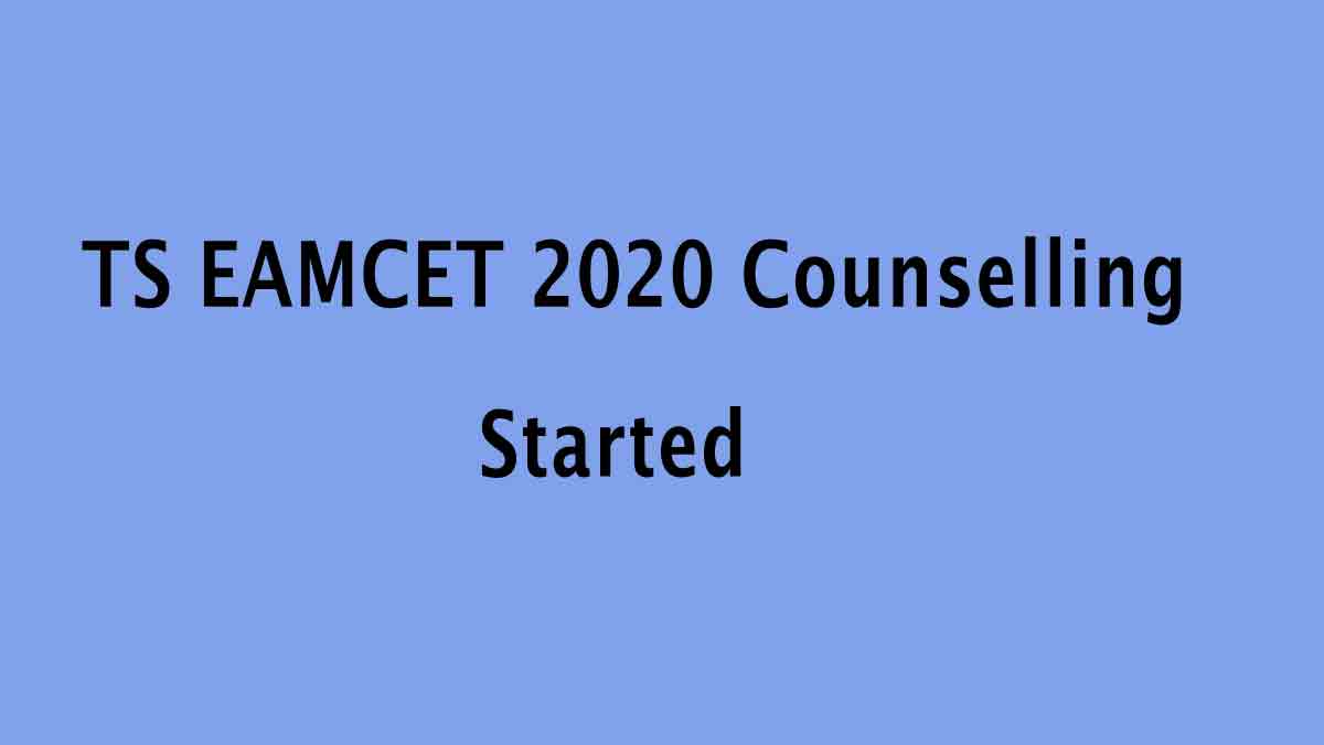 TS EAMCET Counselling