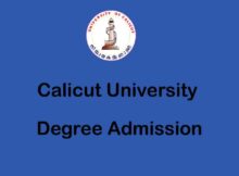 Calicut University Admission