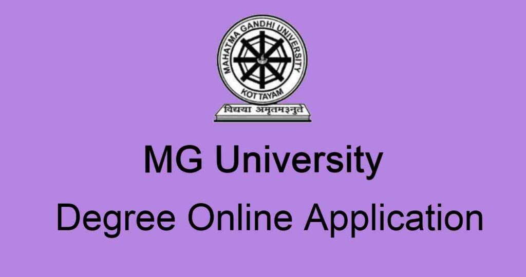 MG University Degree Online Registration