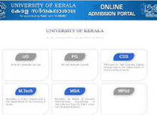 Kerala University UG Trial Allotment