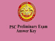 PSC Degree Level Preliminary Exam Answer Key