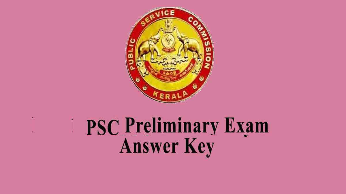 PSC Degree Level Preliminary Exam Answer Key