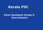 PSC Farm Assistant Recruitment