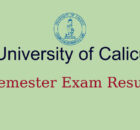 Calicut Universisty Exam Result