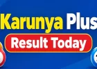 Kerala Lottery Karunya Plus Result Today